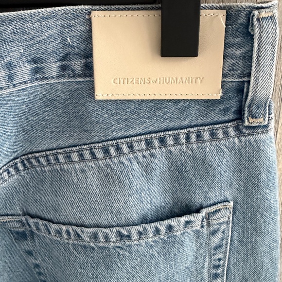 Citizen of Humanity Brynn Drawstring Trouser In Blue Lace - Picture 5 of 9